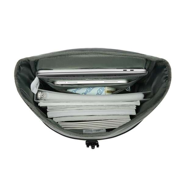RivaCase 7826 ECO 17L Roll top Notebook Backpack 14" Black