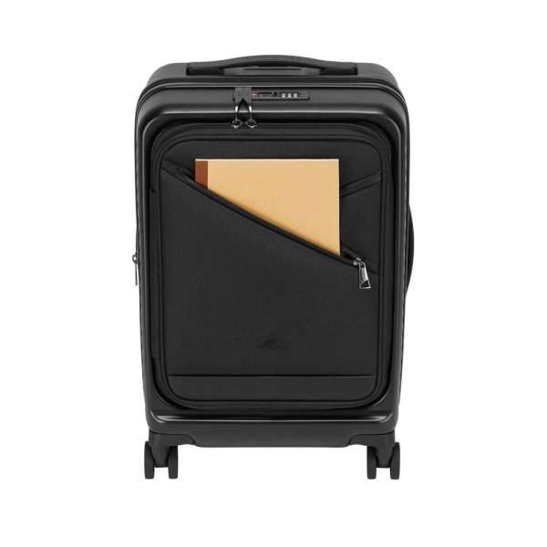 RivaCase 8180 ECO Hardshell expansion hand cabin luggage 20" Black