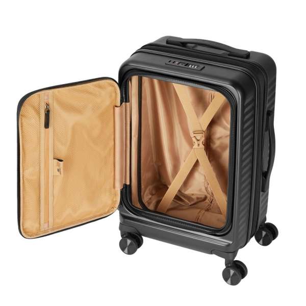 RivaCase 8180 ECO Hardshell expansion hand cabin luggage 20" Black