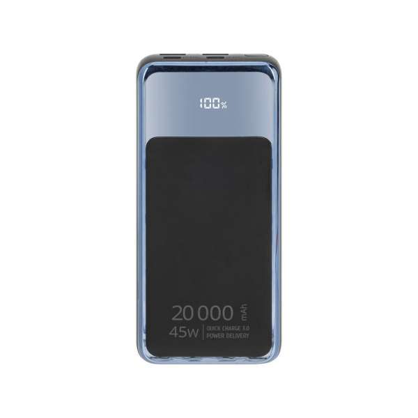RivaCase VA1075 20000mAh QC/PD 45W PowerBank Black