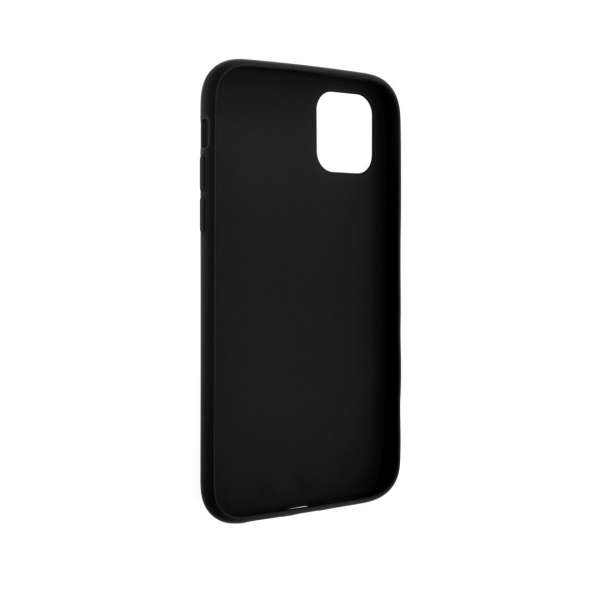 FIXED Rubber Hátlap Story Apple iPhone 11, Fekete, Mobiltelefon Kiegészítő