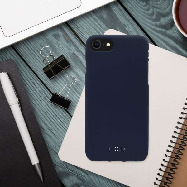 FIXED Rubber Hátlap Story Xiaomi Redmi Go, Kék, Mobiltelefon Kiegészítő