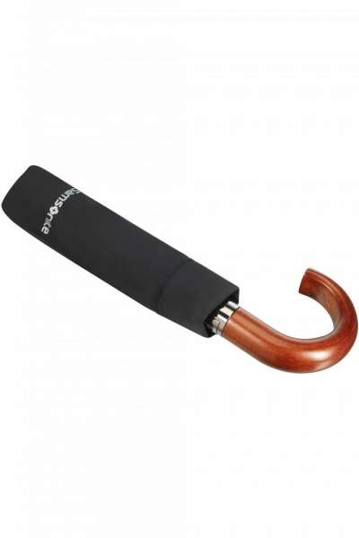 Samsonite Wood Classic S 3 Sect Umbrella Black