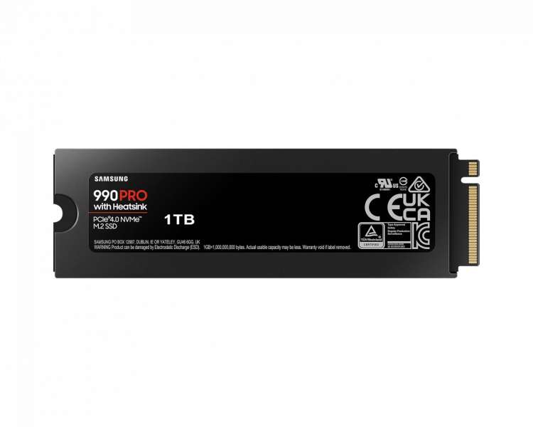 Samsung 1TB M.2 2280 NVMe 990 Pro with Heatsink
