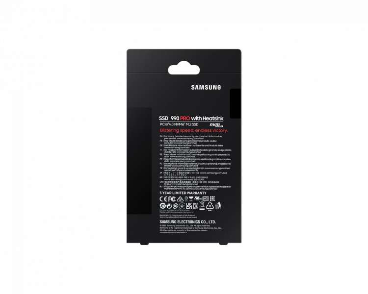 Samsung 1TB M.2 2280 NVMe 990 Pro with Heatsink