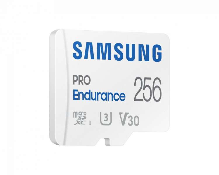 Samsung 256GB microSDXC Class10 U3 V30 PRO Endurance + adapterrel