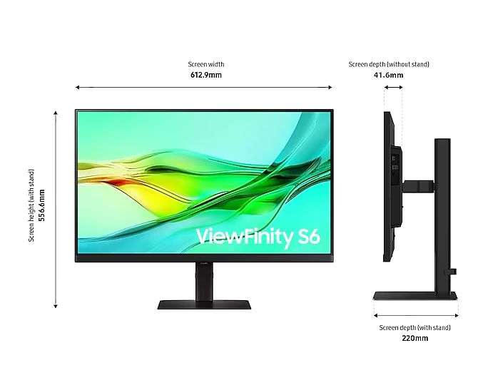 Samsung 27" LS27D604UAUXEN IPS LED
