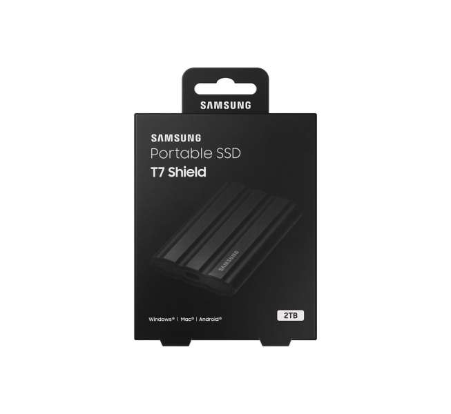 Samsung 2TB USB3.2 T7 Shield Black
