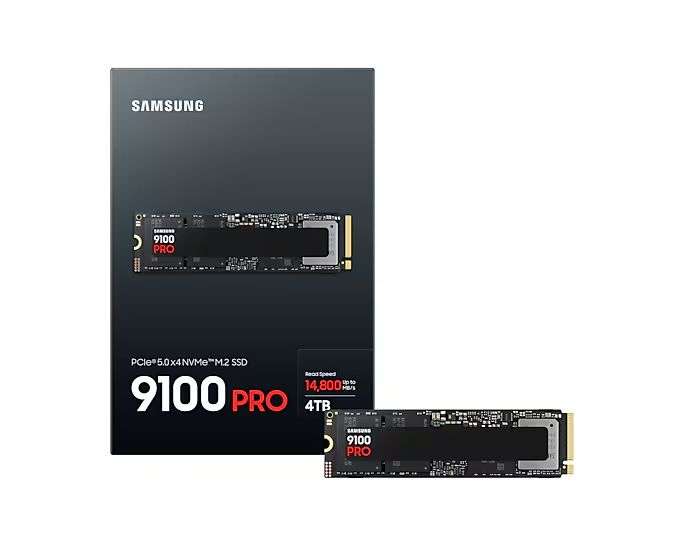 Samsung 4TB M.2 2280 NVMe 9100 Pro