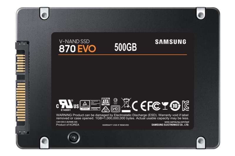 Samsung 500GB 2,5" SATA3 870 Evo
