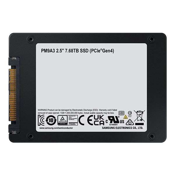 Samsung 7,68TB 2,5" PCIe PM9A3