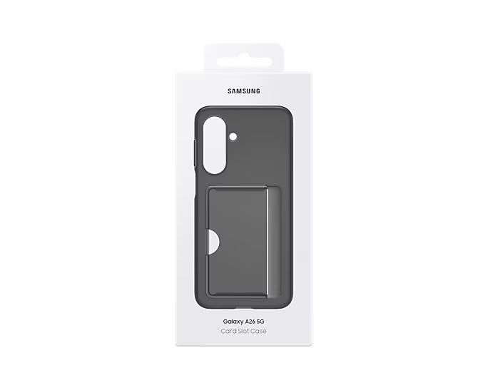 Samsung A26 Card Slot Case Black