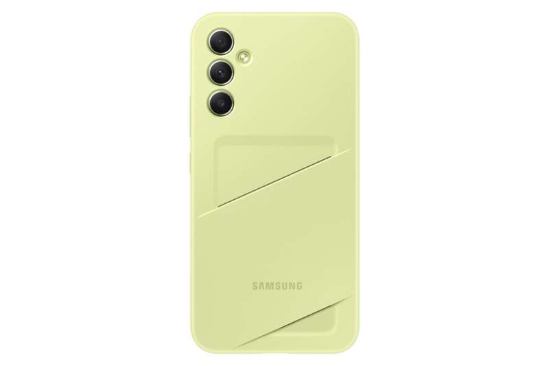 Samsung Galaxy A34 Card Slot Case Lime