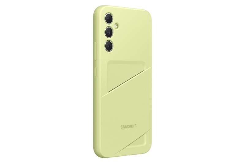Samsung Galaxy A34 Card Slot Case Lime