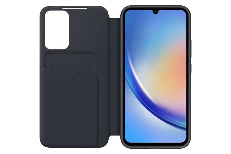 Samsung Galaxy A34 Smart View Wallet Case Black