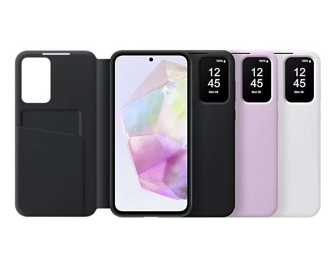 Samsung Galaxy A35 Smart View Wallet Case Black