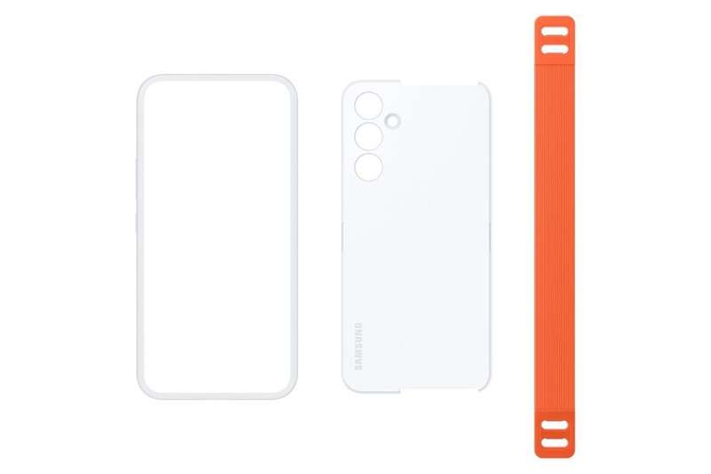Samsung Galaxy A54 Haze Grip Case White