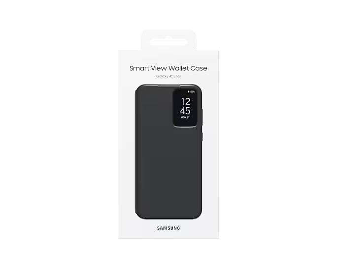 Samsung Galaxy A55 Smart View Wallet Case Black