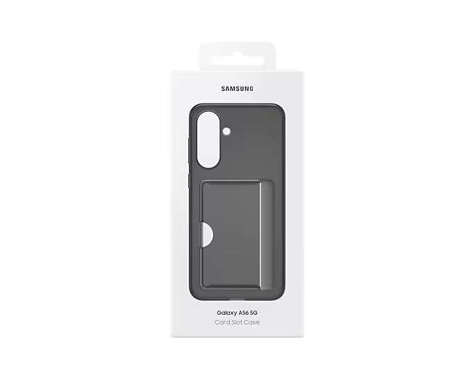 Samsung A56 Card Slot Case Black
