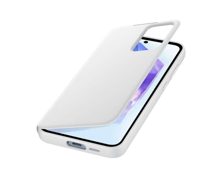 Samsung Galaxy A55 Smart View Wallet Case White