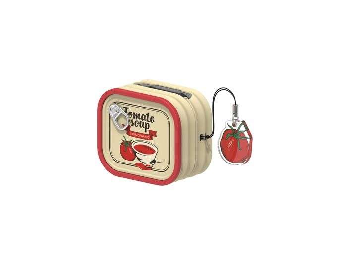 Samsung Galaxy Buds4/Buds4 Pro Food Can Case Red