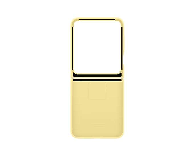 Samsung Galaxy Flip6 Silicone Case Yellow