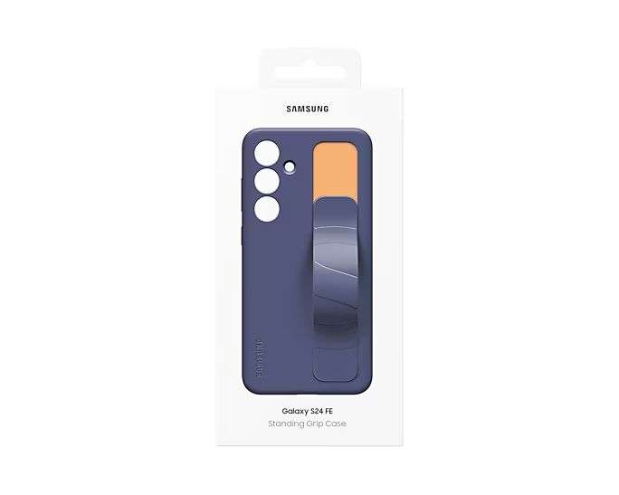 Samsung Galaxy S24 FE Standing Grip Case Blue/Black