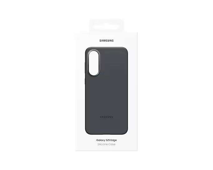 Samsung Galaxy S25 Edge silicone case Black