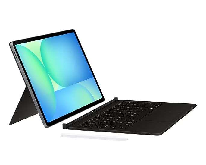 Samsung Galaxy Tab S10 FE+ Book Cover Keyboard AI Key Case Black