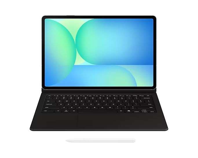 Samsung Galaxy Tab S10 FE+ Book Cover Keyboard AI Key Case Black