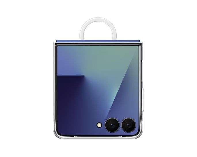 Samsung Galaxy Z Flip7 Ring Case Transparent