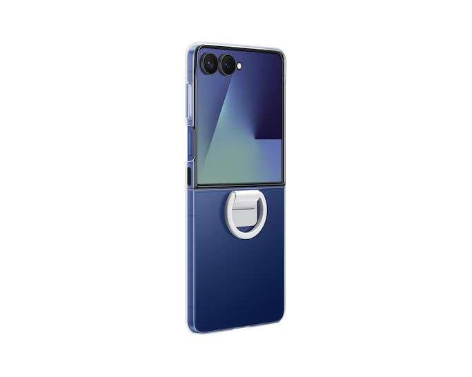 Samsung Galaxy Z Flip7 Ring Case Transparent