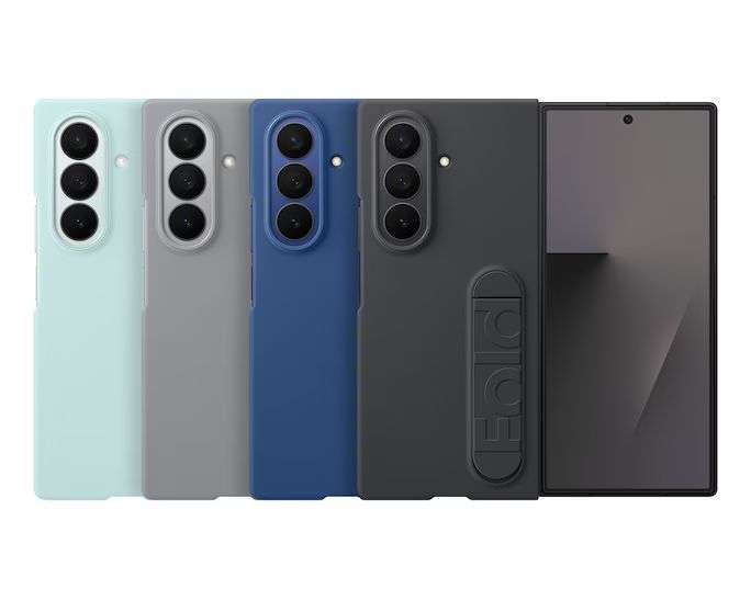 Samsung Galaxy Z Fold7 Silicone Case Light Cyan