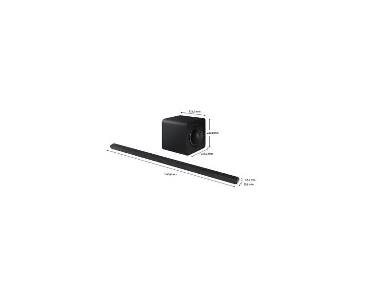 Samsung HW-S800D 3.1.2 soundbar speaker Black