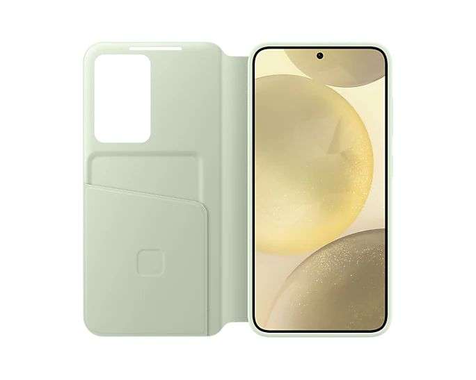 Samsung Galaxy S24 Smart View Wallet Case Light Green