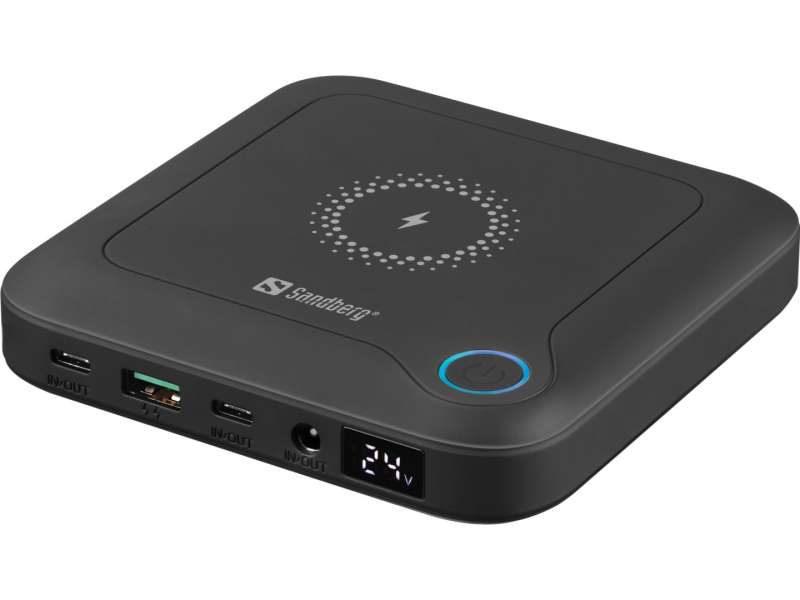 Sandberg All-in1 Laptop 25000mAh PowerBank Black
