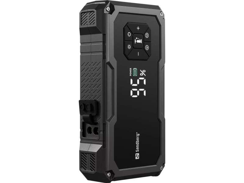 Sandberg Car Jumpstarter TirePump 10000mAh PowerBank Black