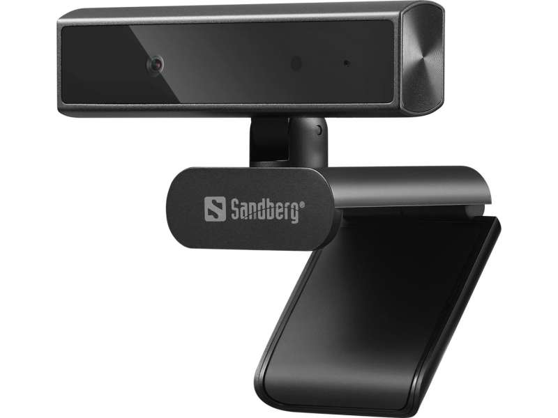 Sandberg Face-ID Webcam Webkamera Black