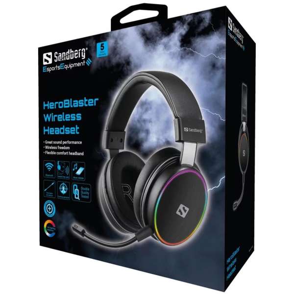 Sandberg HeroBlaster Bluetooth Headset Black