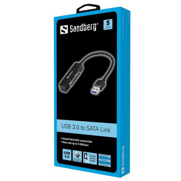 Sandberg USB 3.0 to SATA Link Black