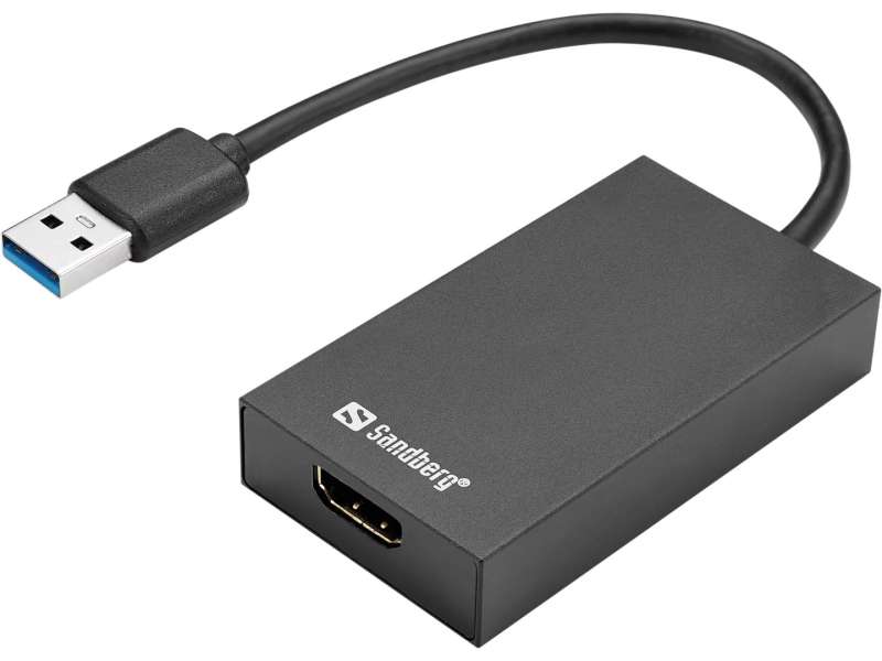 Sandberg USB 3.0 to HDMI Coverter Black