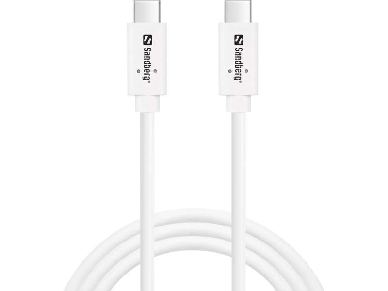 Sandberg USB-C 100W Cable 1m White