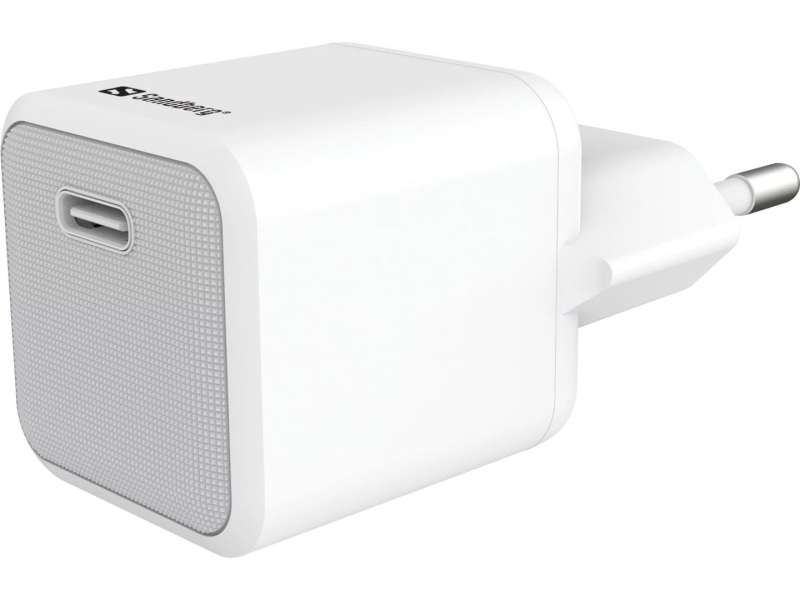 Sandberg USB-C 20W Charger+USB-C>C 1M White