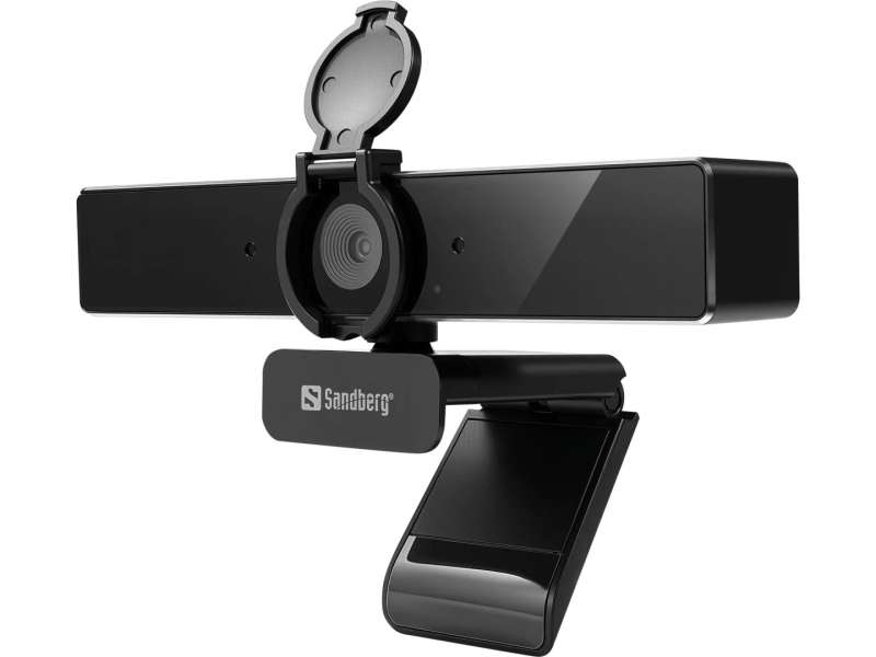 Sandberg USB-C/A Pro Remote 4K Webkamera Black