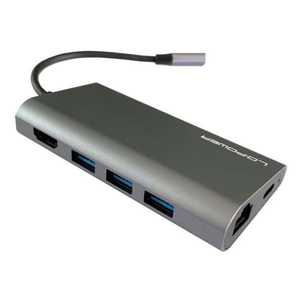 LC Power USB-C Dock Multi-5 Gray