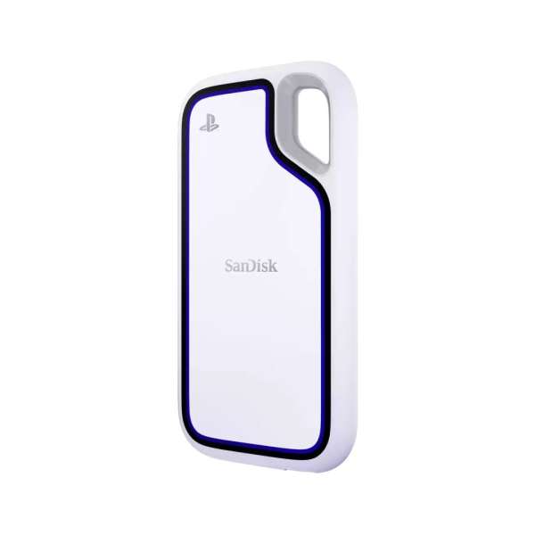 Sandisk 2TB USB3.2 Extreme Portable SSD for PlayStation 5 Console and PC White/BlueN