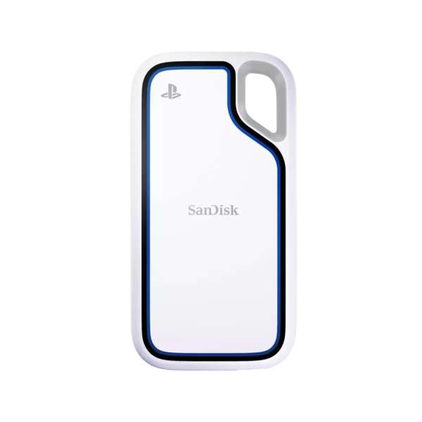 Sandisk 2TB USB3.2 Extreme Portable SSD for PlayStation 5 Console and PC White/BlueN