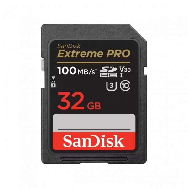 Sandisk 32GB SDHC Extreme Pro Class 10 U3 V30