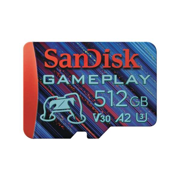 Sandisk 512GB microSDXC GamePlay Class 10 U3 V30 A2