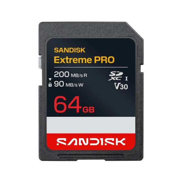 Sandisk 64GB SDHC Extreme Pro UHS-I U3 V30